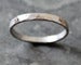 Image of Sterling Silver 2mm Hammered Unisex Ring 