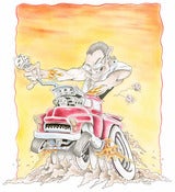 Image of Fine Art Digital Print (FADP):  Monster Truck Dude