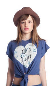 Image of Wildfox "Wild At Heart" in Navy