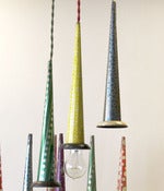 Image of Upcycled 20th Century Party Horn Pendant/Swag