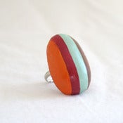 Image of orange striped ring
