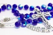 Image of Premium Personalized Feminine Birthstone Rosary - you pick the month