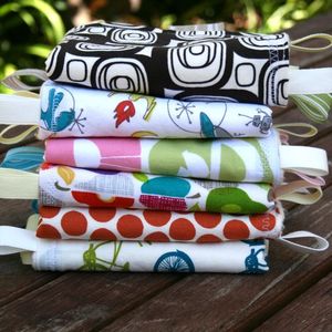Image of ORGANIC Simply Sweet Ribbon Blankies - GIRL Colors