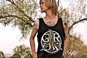 Image of "Dark GROW Peace Symbol" Tank Top