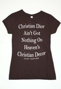 Image of Joint Venture Christian Decor Black Tee/White Print