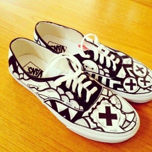 Image of Limited BW Classic Lace up SLOTH Vans