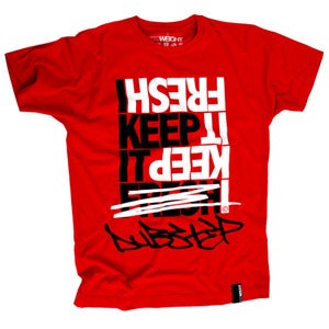 Image of I KEEP IT DUBSTEP T-Shirt | Red