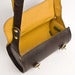 Image of Round Leather Shoulder Bag
