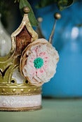 Image of The Vanessa Lace Flower Clip