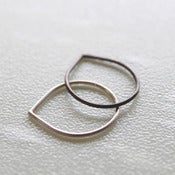 Image of Teardrop Stacking Ring Set