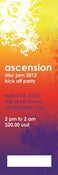 Image of (1) Ticket for Ascension @ Mill Street Brews 4/21/2012