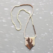 Image of Calico Peyote Stitch Necklace