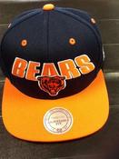 Image of Chicago bears SnapBack Mitchell and ness Green bottom