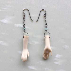 Image of Porcelain Hand Earrings