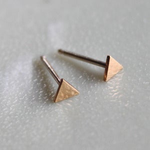 Image of Tiny Triangle Studs