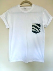 Image of Zebra Pocket Effect Tshirt