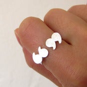 Image of Double Quotation Ring - Handmade Silver Ring