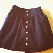 Image of Navy blue skirt