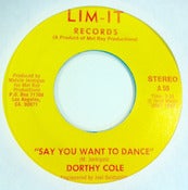 Image of DORTHY COLE - dorothy cole - RARE DISCO / MODERN SOUL 45