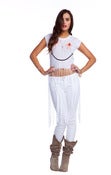 Image of Wildfox "Shoot Em Up" Fringe T in Clean White