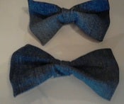 Image of Denim Bows-SMALL BOW available only