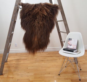 Image of Large Brown Icelandic Sheepskin BR-001
