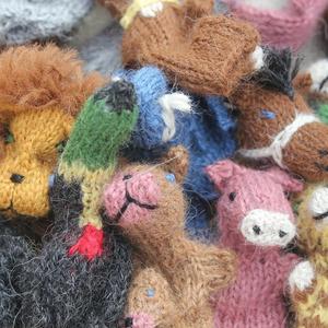 Image of Alpaca Wool Finger Puppets