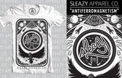 Image of Sleazy Apparel "Antiferromagnetism" Tee [WHITE]
