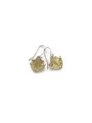 Image of silver & brass cod dentary earrings (E11silbra)