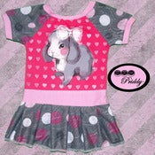 Image of Sparkly Bunny Dress - Size 6-12 months