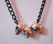 Image of 3D Skulls Necklace