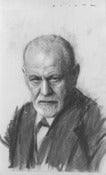 Image of Sigmund Freud (1856-1939), Charcoal, 14x8.5″