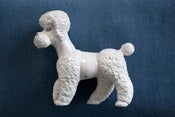 Image of Caniche porcelana años 50