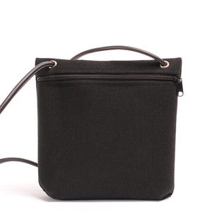 Image of black medium crossbody pouch