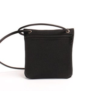 Image of black small crossbody pouch