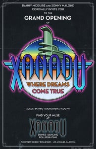 Image of Xanadu Grand Opening Poster