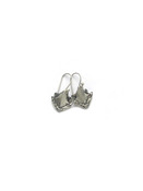 Image of silver dentary earrings (E11sil)