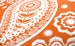 Image of Paisley Crescent Wallpaper - Tangerine Dream