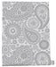 Image of Paisley Crescent Wallpaper - Concrete
