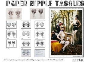 Image of PAPER NIPPLE TASSLES