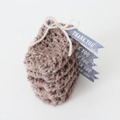 Image of Favor Pouches in Oatmeal (Set of 5)
