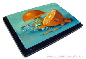 Image of "Citruside" mounted giclee print