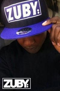 Image of Zuby Snapback Cap - Black/Purple