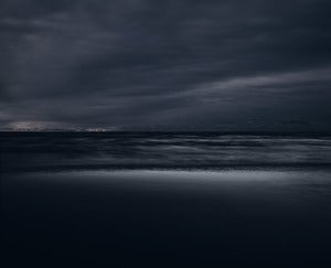 Image of night sky at sea