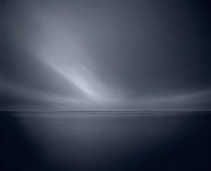 Image of Bright night sky at sea