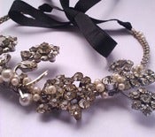 Image of Multi vintage diamante choker