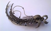 Image of Spotty Swoosh Frou Frou with vintage marcasite