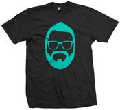 Image of Rutledge Silhouette (Seafoam green on black)