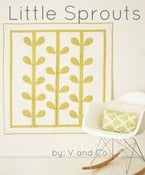 Image of sprout quilt-PAPER PATTERN by V and Co.