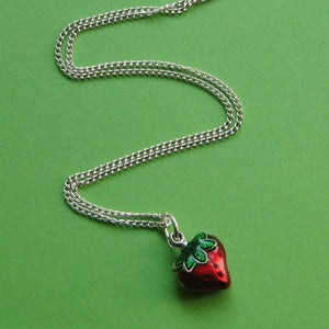 Image of Juicy Strawberry Necklace